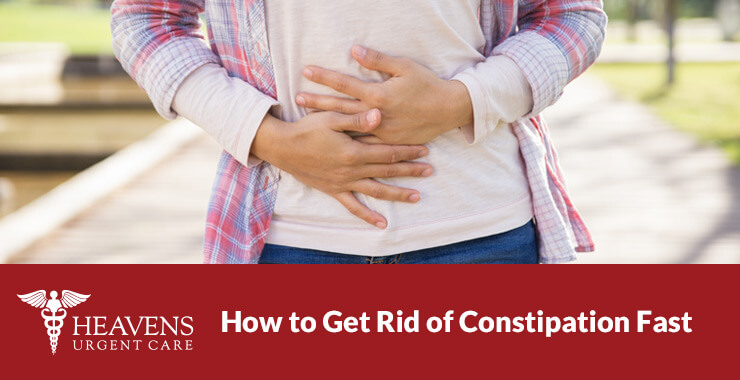 How to get rid of constipation fast